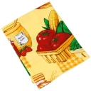 Полотенце вафельное "Корзина с овощами" 45х50, цвет: желтый х 50 см Производитель: Россия инфо 7322y.